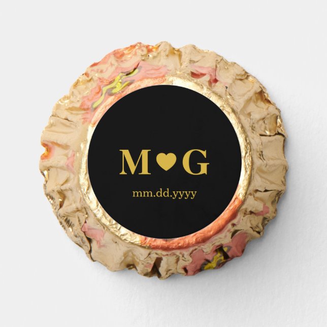 Wedding Reese’s Peanut Butter Cups Custom Favors (Front)