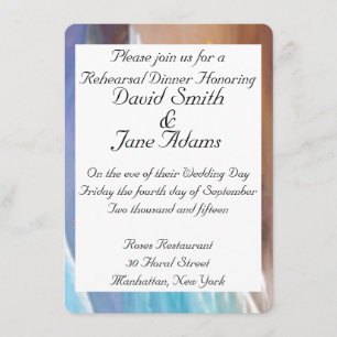 wedding rehearsal dinner invitation
