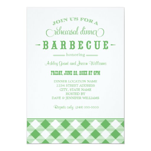 Casual Rehearsal Dinner Invitations 7