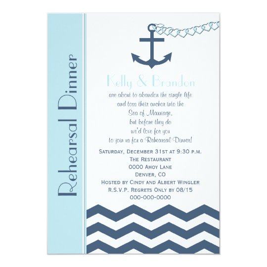 wedding rehearsal dinner invitation