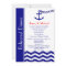 Wedding Rehearsal Dinner Invitation Nautical Navy