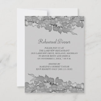 Wedding Rehearsal Dinner Invitations