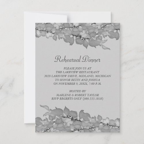 Wedding Rehearsal Dinner Invitations