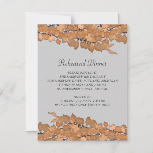 Wedding Rehearsal Dinner Invitations