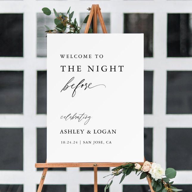 Wedding Rehearsal Dinner Large Welcome Sign (Creator Uploaded)