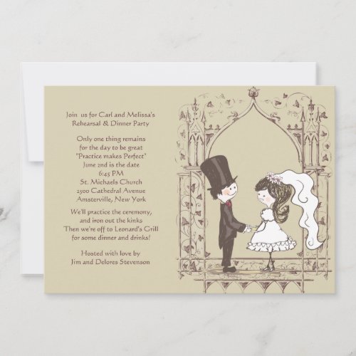 Wedding Rehearsal Invitation