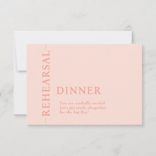 Wedding REHEARSAL Note Card