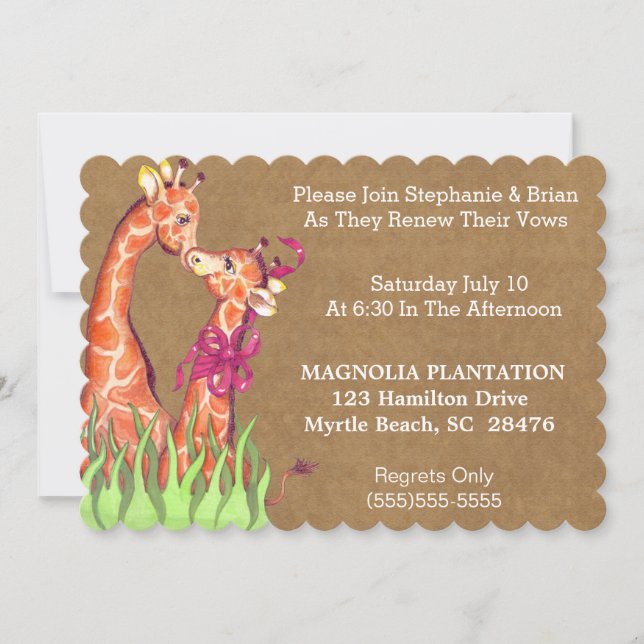 Wedding Renewal Invitation (Front)