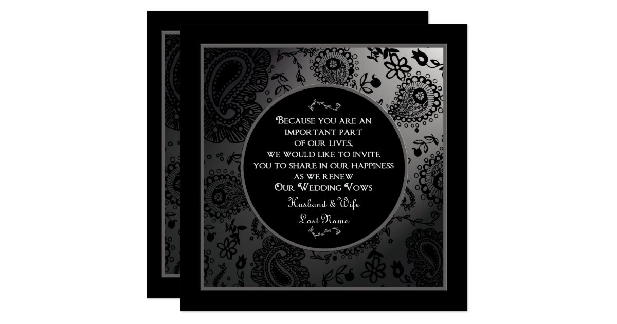 Wedding Renewal Invitations | Zazzle