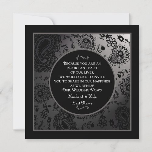 Wedding Renewal Invitations
