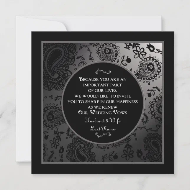 Wedding Renewal Invitations | Zazzle