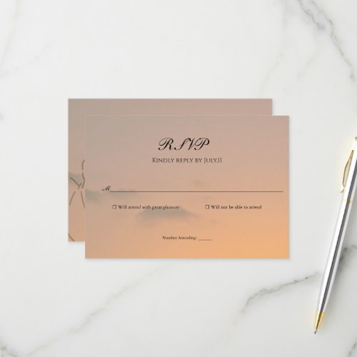 Wedding Reply Card