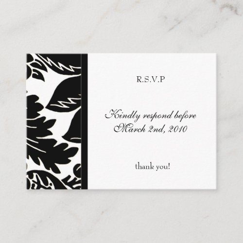 Wedding Reply Cards | D1 Business Cards