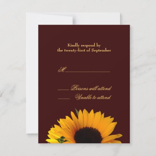 Wedding Response Card