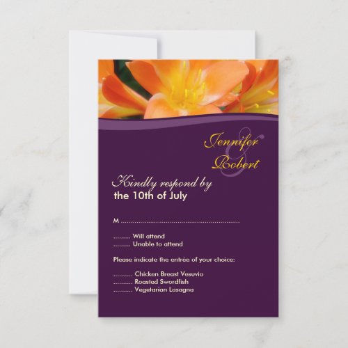 Wedding Response Card