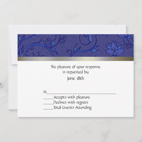 Wedding Response Card Custom Invitations