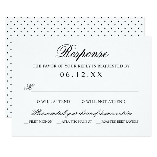 response card