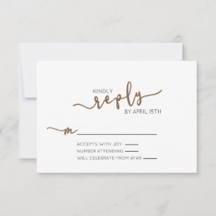 WEDDING RESPONSE CARD, RSVP CARD