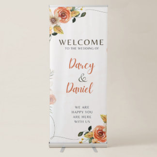 WEDDING RETRACTABLE BANNER