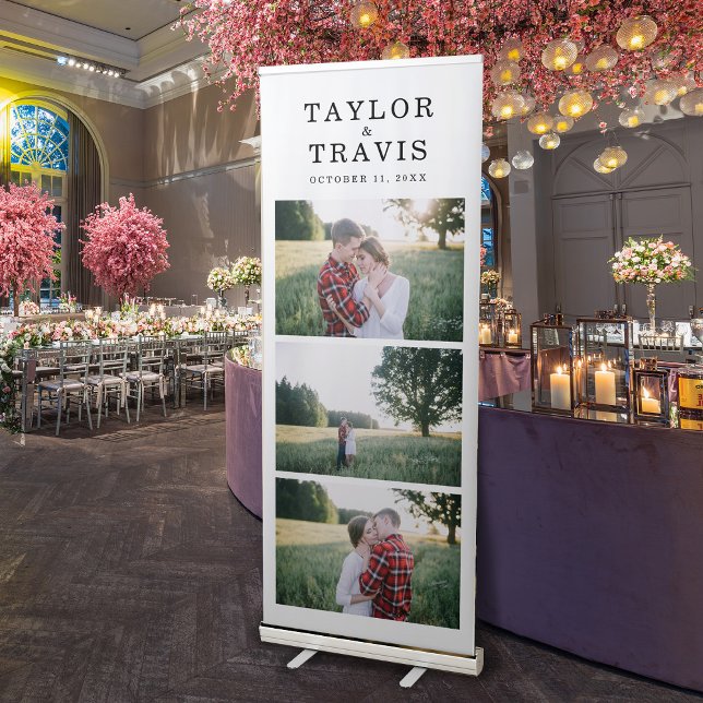 Wedding Retractable Banner Photo Booth Template (Creator Uploaded)