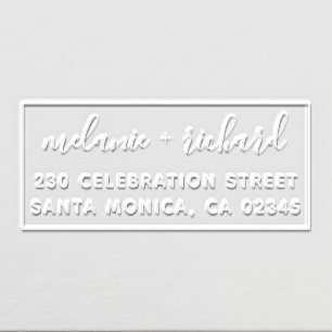 Wedding Return Address for RSVPs & Thank You Cards Embosser
