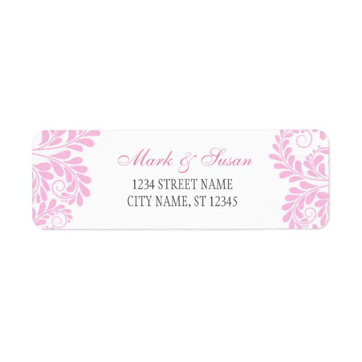 Wedding Return Address Labels 0.75