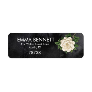 Wedding Return Address Labels, Magnolia Floral Label