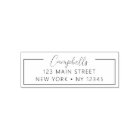 Wedding Return Address Minimalist Modern 