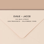 Wedding Return Address Minimalist Modern Self-inking Stamp<br><div class="desc">Modern and Elegant Cursive Script Typography Wedding Invitation Return Address self inking stamp which is great for a Save the Date, RSVP, Bridal Shower, Baby Shower, Birthday Party, or Christmas Holiday Card or Invitation. The text of this hand lettered modern script typography label can be updated and customized with your...</div>