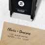 Wedding Return Address | Modern Minimalist Script Self-inking Stamp