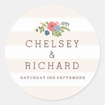 Wedding Ribbon - Pink Sticker