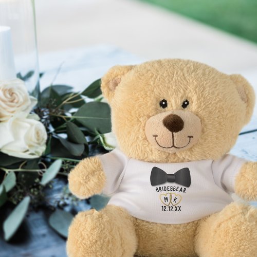 Wedding Ring Bearer Boy Bow Tie Teddy Bear