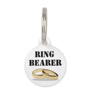 Wedding Ring Bearer Pet ID Tag