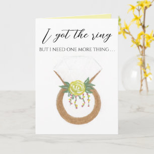 Wedding Ring Card
