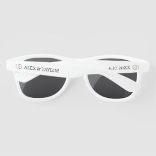 Wedding Ring Personalized Wedding Favor Sunglasses