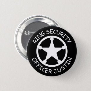 Wedding Ring Security badge buttons for kids