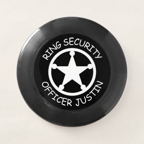 Wedding Ring Security custom frisbee for kids