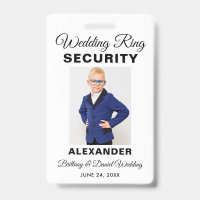 Wedding Ring Security Photo Choose Your Colors