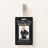 skal Junction domæne Ring Bearer Security Badge | Zazzle