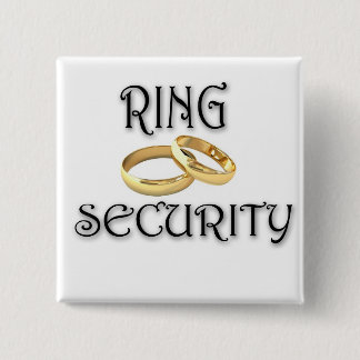 Wedding "RING SECURITY" Pinback Button