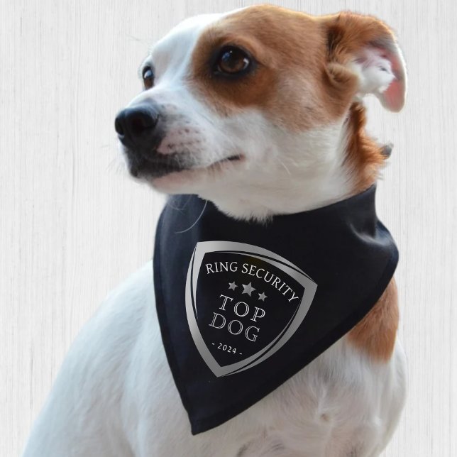 Wedding Ring Security Top Dog Silver Shield Bandana (Wedding Ring Security Top Dog Silver Shield Bandana
)