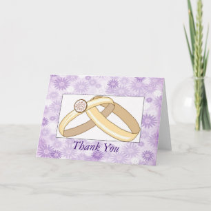 Wedding Ring Thank You Notes