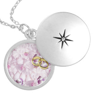 Wedding Rings And Roses, Locket Necklace