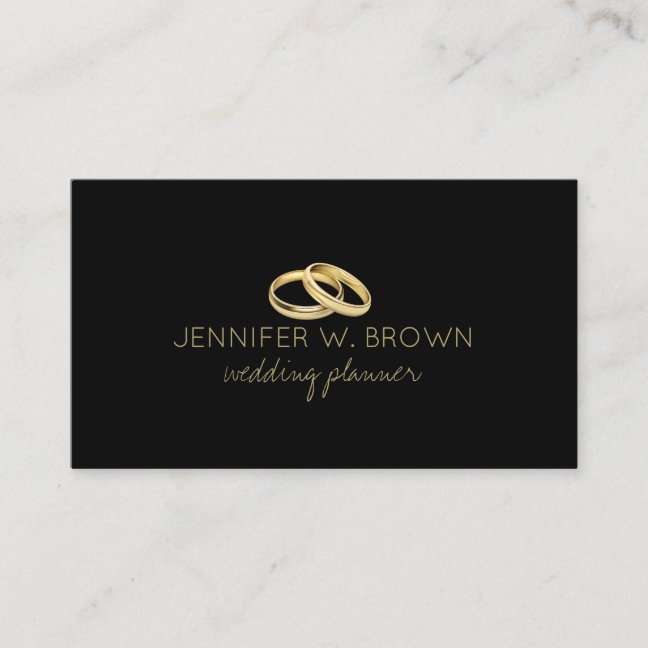 Wedding Rings Business Card