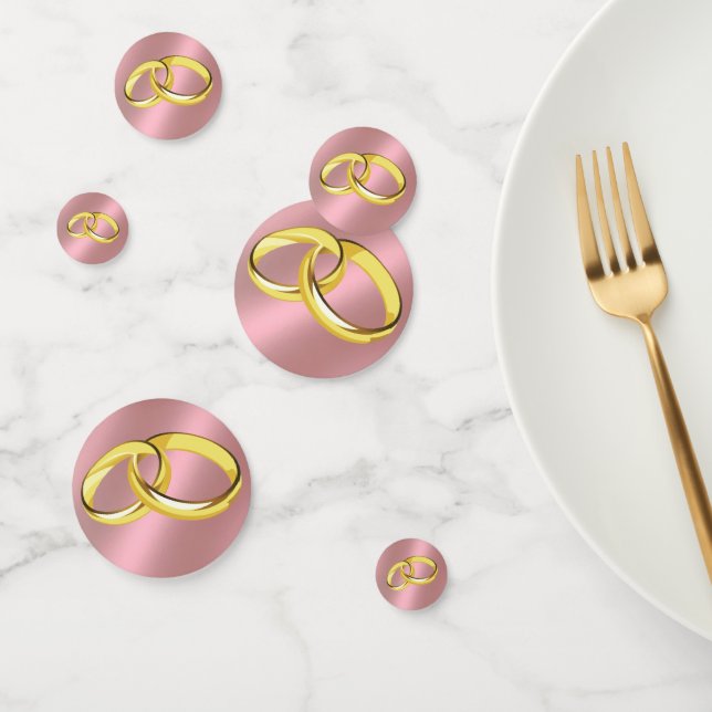 Wedding Rings Confetti (Group)