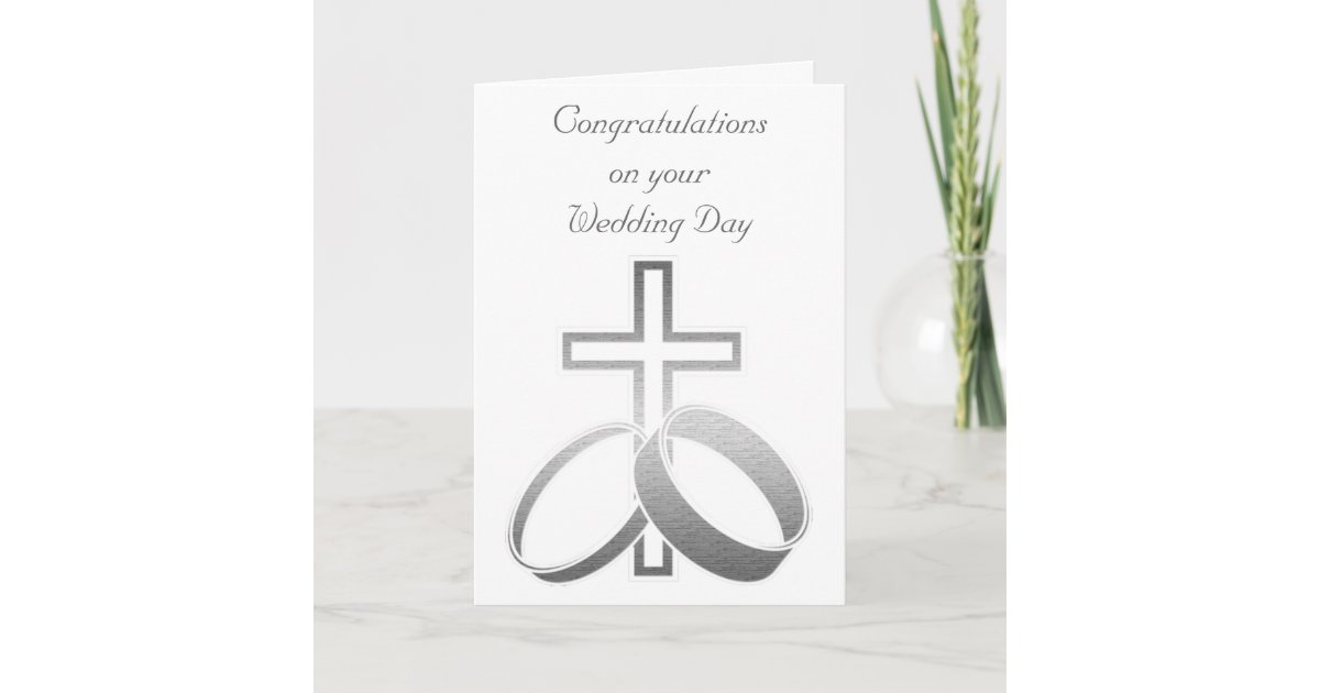 congratulations on your wedding christian