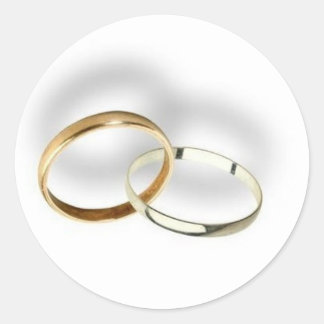 Wedding Ring Stickers | Zazzle