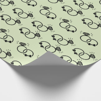 Wedding Rings for Engagement Gifts Pastel Seamless Wrapping Paper