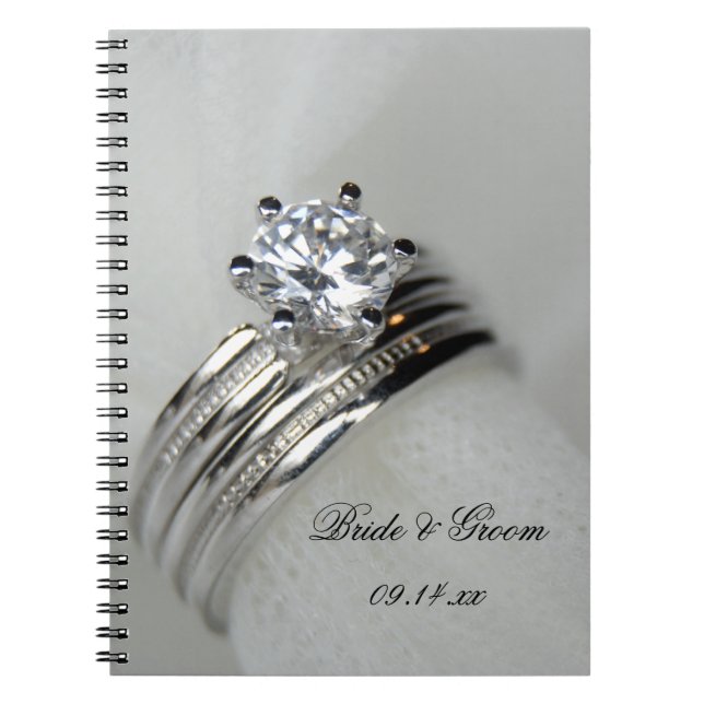 Wedding Rings Guest Book (Front)