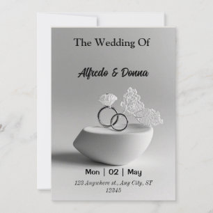 Wedding Rings Holiday Card